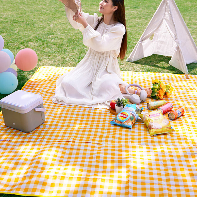 尚烤佳野餐垫2*2m坐卧舒适加厚无纺布材质易打理慕澄款SKJ-533高清大图