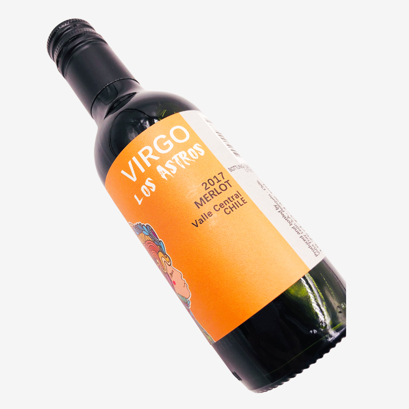 Los Astros璀璨庄处女座梅洛干红葡萄酒2017 187.5ml