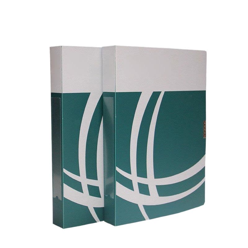 优诗提念YSTN-DAH3520 PP塑料文件档案盒20个/箱 (计价单位:箱)绿白色图片