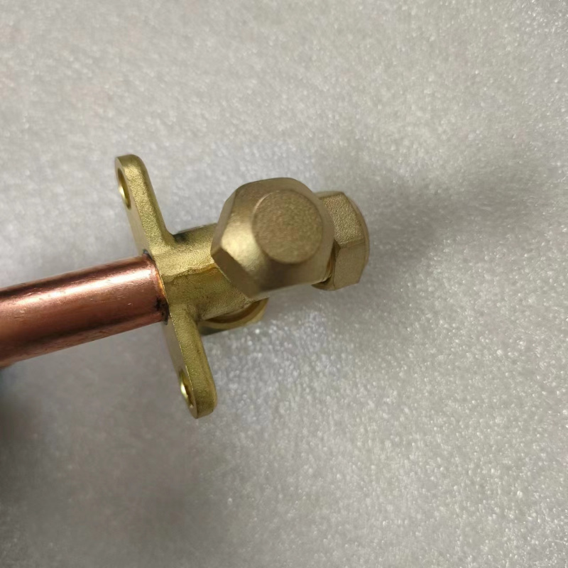 帮客材配 全新原件 空调外机截止阀 三通 低压弯管 4分弯管 12.7mm R410A变频 收前验货高清大图