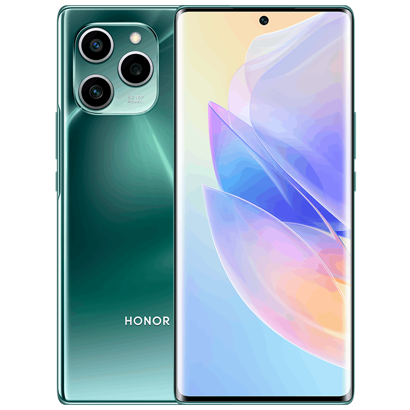 荣耀(honor) 荣耀60 SE 墨玉青 12GB+256GB 120Hz十亿色曲面屏 66W超级快充 6400万Vlog相机 移动联通电信5G双卡双待全网通手机图片