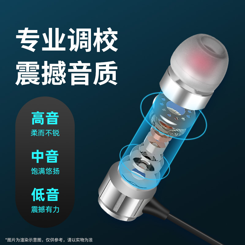 纽曼有线耳机JK12 电脑版 直播定制耳机实时监听带麦耳返震撼音质3.5mm圆孔适用于安卓小米华为加长耐用高清大图