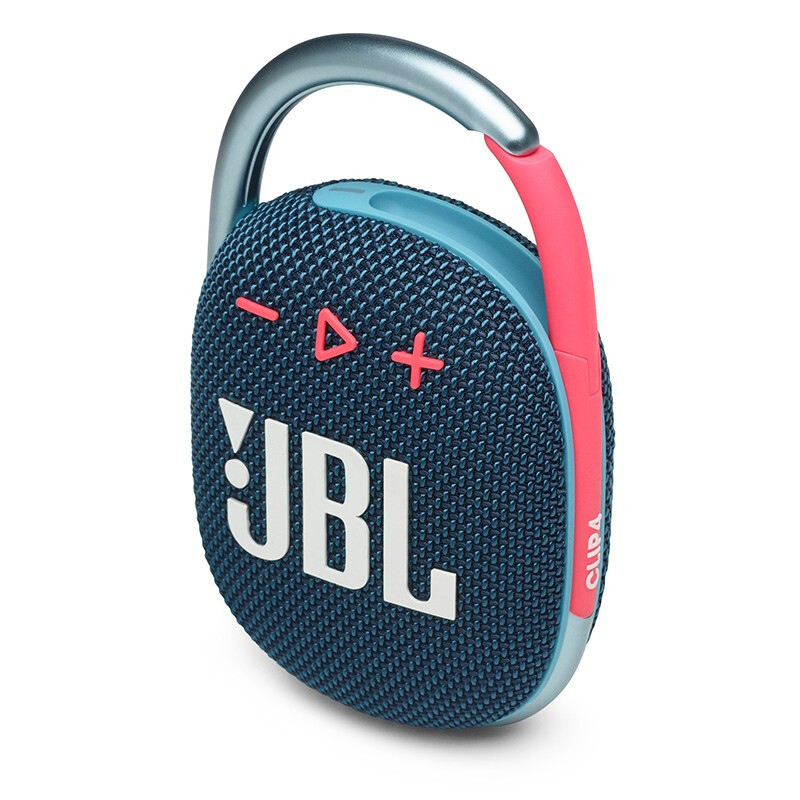 JBL CLIP4 无线音乐盒四代 蓝牙便携音箱+低音炮 户外音箱 迷你音响 IP67防尘防水 超长续航 红色