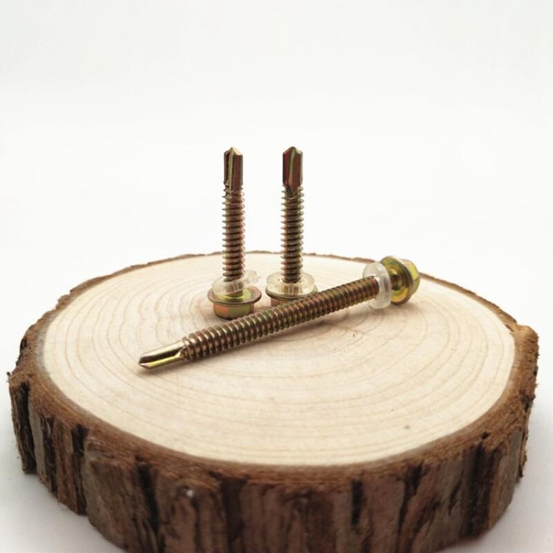 外六角钻尾螺钉彩钢瓦钉燕尾螺丝钉自钻螺钉自攻钻尾螺丝m48