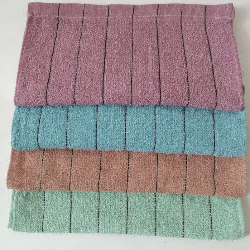 棉毛巾成人洗澡大毛巾洗脸巾手巾吸水不毛批发福利家用加厚 （1条装）-【颜色款式随机】