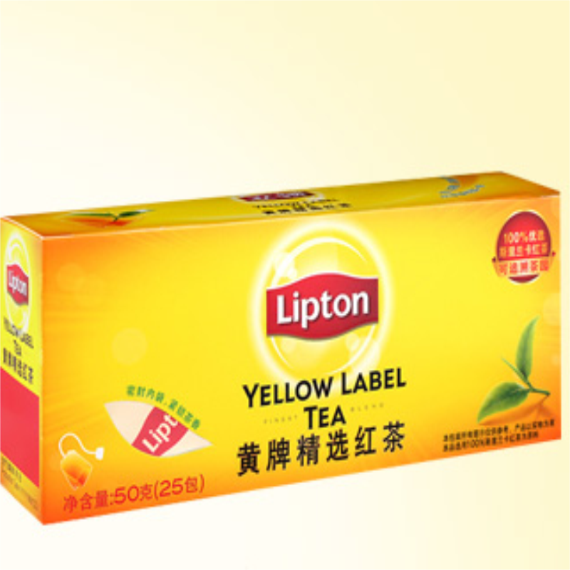 立顿黄牌精选红茶50g(25包）