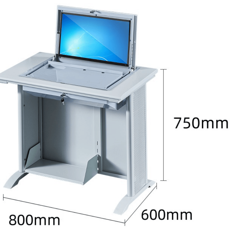豫龙都机房桌单人张高清大图
