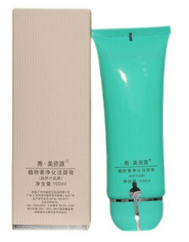 秀美资源植物素净化洁面膏(100ml)高清大图