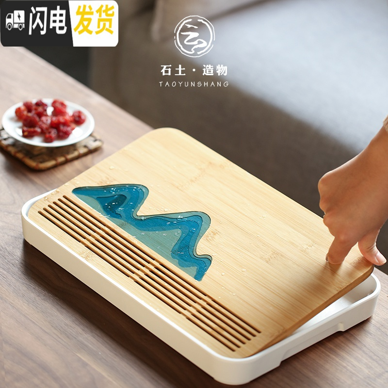 三维工匠 功夫茶具套装家用整套日式茶壶茶盘白瓷茶杯陶瓷泡茶盖碗 盖碗茶壶10件装