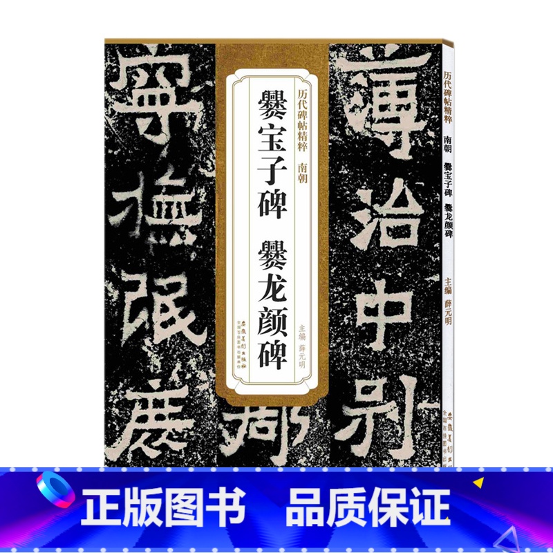 [正版]历代碑帖精粹 南朝 爨宝子碑爨龙颜碑 简体旁注附技法解析第三辑碑帖毛笔隶书书法练字帖 安徽美术出版社高清大图