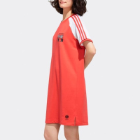 ADIDAS阿迪达斯NEO裙子运动休闲透气针织圆领女裙连衣裙GK5895 ZomrL