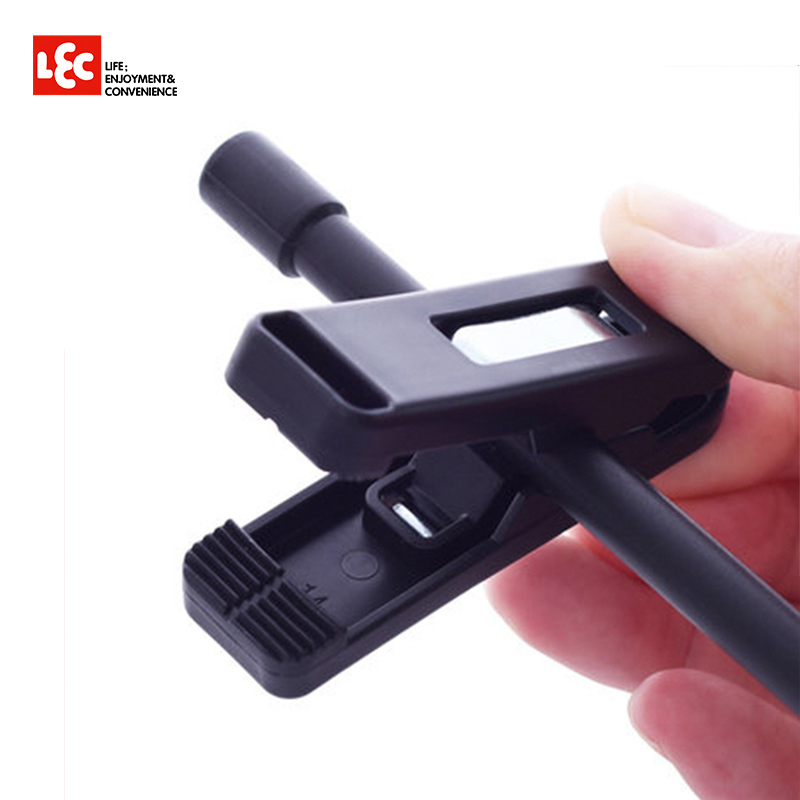 LEC丽固生活日用品可伸缩可叠挂单杆式塑料裙子架可调节裤架裙架3个装0-408