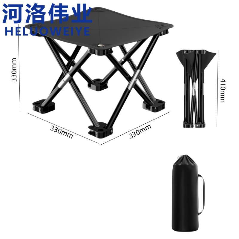 河洛伟业折叠凳户外凳特大号把高清大图