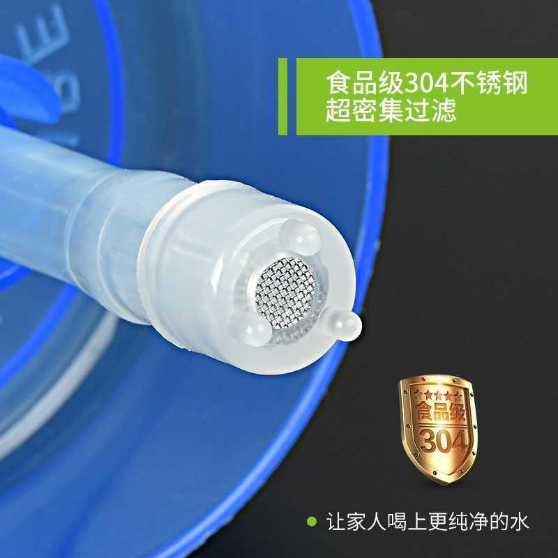 茶具抽水管自动上水饮水机桶装食品级进水硅胶软管茶盘配件吸水管 一套2米软管+蓝色盖+过滤头