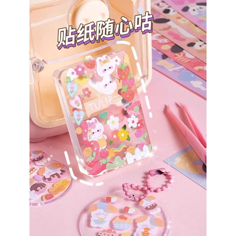 咕卡贴纸小人百变公主换装贴纸书女孩儿童益智玩具6岁宝贴画2430图片