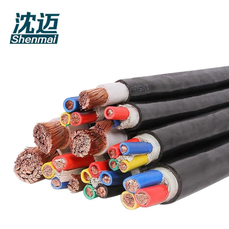 沈迈 铜芯软电缆 ZRC-YJVR-0.6/1KV-3*185+1*95平方 米高清大图