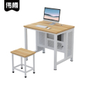 伟樽培训电脑桌一桌一凳80*60*75cm套