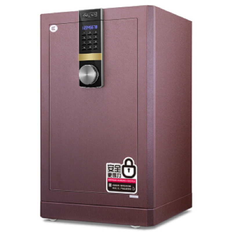 得力（deli） 33144 电子密码保险箱 3C认证 家用防盗保险柜办公 (高82cm)