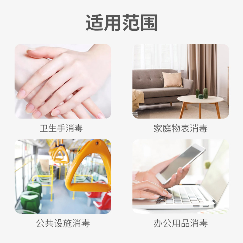 秝客(lefeke)消毒护理酒精消毒液(20ml卡片式)*2塑料旅行随身轻巧便携方便可爱时尚抗菌免洗速干户外喷雾