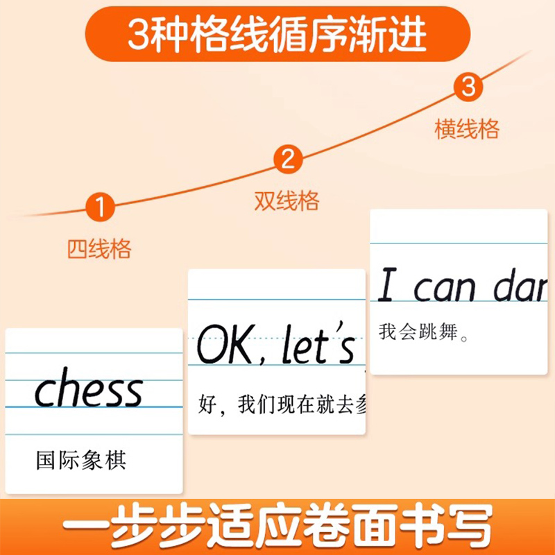 [七年级上册]衡水体英语同步字帖 [正版]衡水体英语字帖初中七八九年级上下册英语同步练字帖控笔训练字贴英文字母训练初中手高清大图