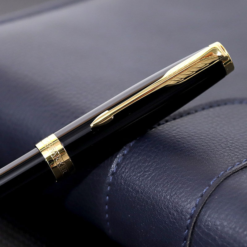 派克parker卓尔纯黑丽雅金夹墨水笔礼赠甄选办公用品商务高端经典时尚