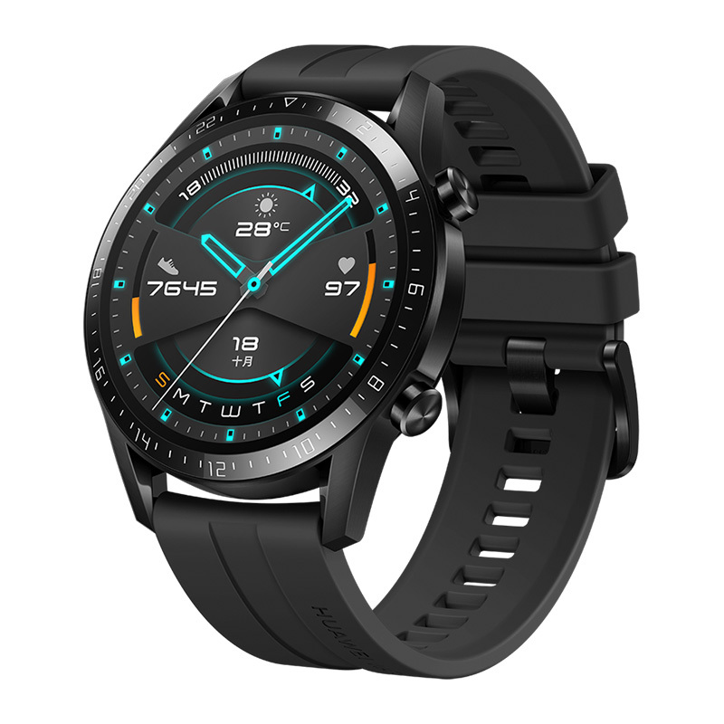 华为手表WATCH-GT2(46mm)运动版曜石黑