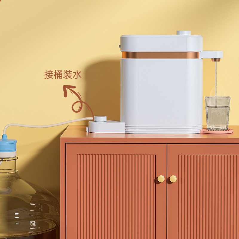 奥克斯净饮加热一体直饮机即热式饮水机桌面小型家用台式净饮机速热烧水小型净水器A003高清大图