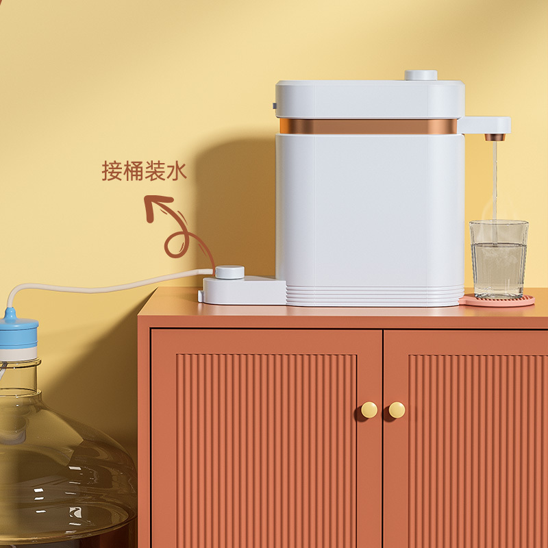 奥克斯净饮加热一体直饮机即热式饮水机桌面小型家用台式净饮机速热