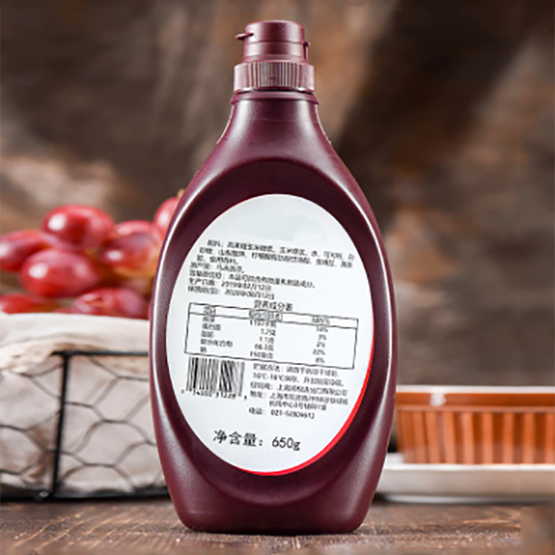 岭味巧克力酱巧克力糖浆 可可饼干咖啡奶茶甜点原料650g