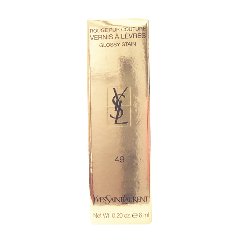 圣罗兰(YSL)唇釉6ml 49#梅子色 镜面唇釉唇蜜唇彩 持久保湿滋润
