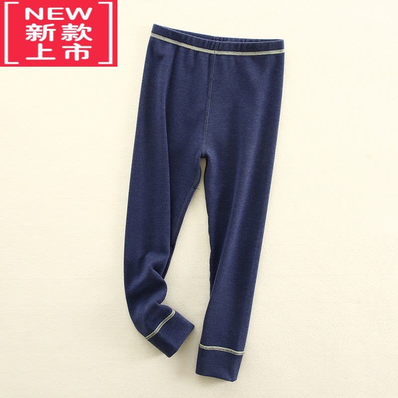 可莉允秋冬款儿童保暖裤男童德绒双面磨毛秋裤中大女童内穿棉毛裤打底裤图片