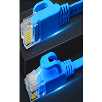 晶华 超六类网线 全铜扁线型网线 3M