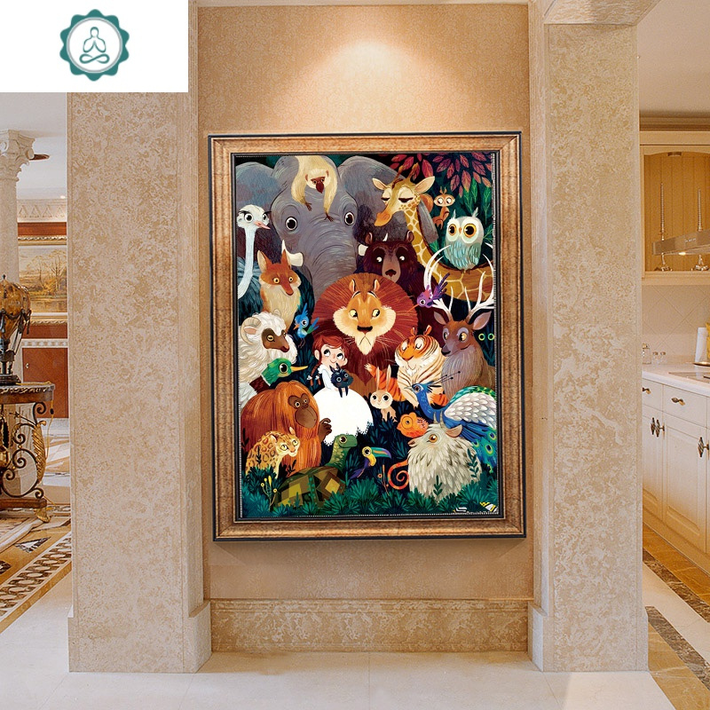 蒙娜丽莎十字绣2019新款线绣客厅小幅竖版玄十字绣