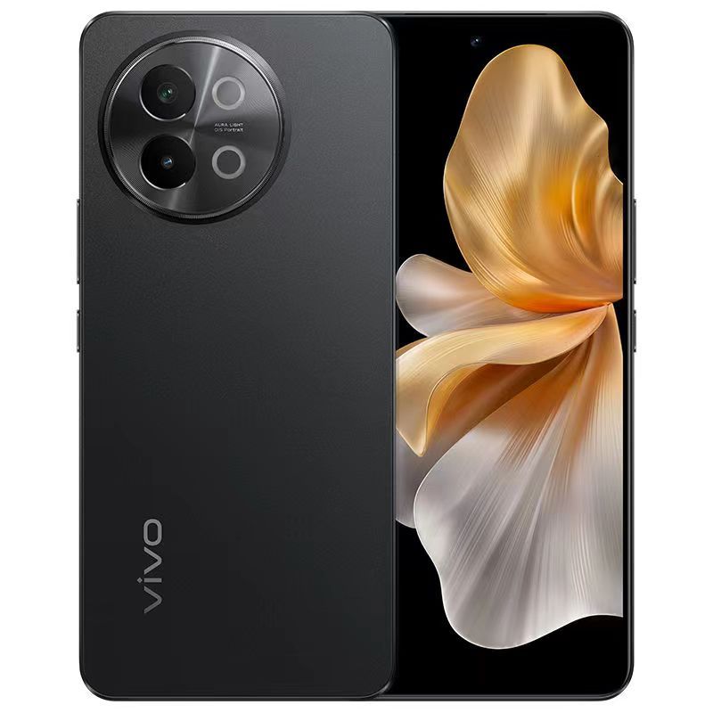 vivo S18e 星夜黑 12GB+256GB 5G 天玑7200旗舰芯 5000万像素 120Hz护眼屏 80W闪充 手机 S18