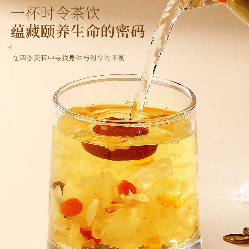 福东海小吊梨汤组合茶 冰糖雪梨银耳 润燥清润 秋冬滋润茶饮 150g高清大图
