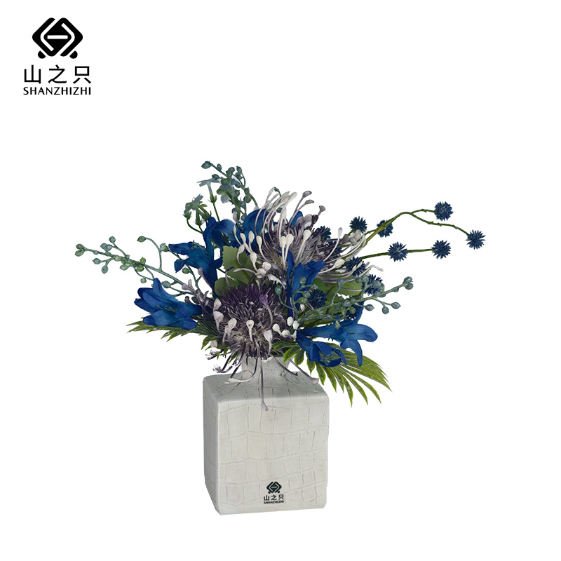 山之只 素雅烟花菊装饰花艺 MZ0359 个高清大图