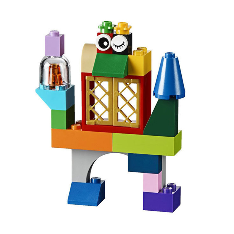 LEGO乐高 Classic经典创意系列 790粒桶装 10698大号积木盒 儿童益智拼插玩具 4岁以上适用