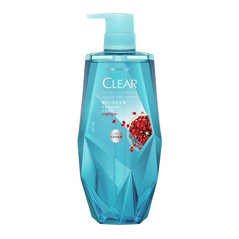 清扬CLEAR植觉无硅油洗发水润养去屑洗发露石榴籽精华700ml/瓶