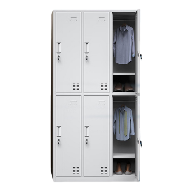 伟樽六门钢制衣柜定制台高清大图