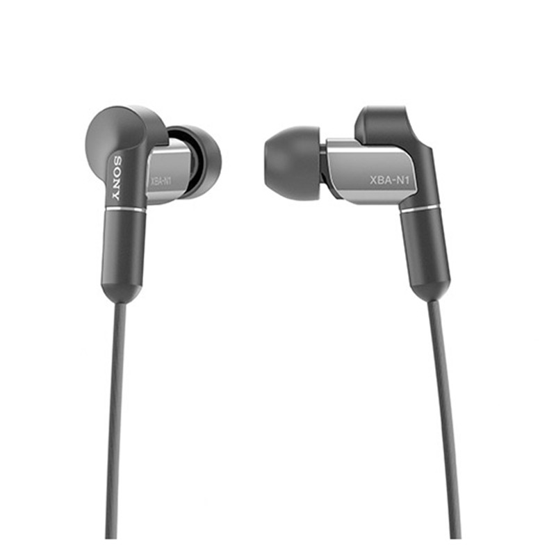 索尼(SONY)XBA-N1AP Hi-Res混合驱动立体声耳机/耳麦 支持iPhone 黑色高清大图