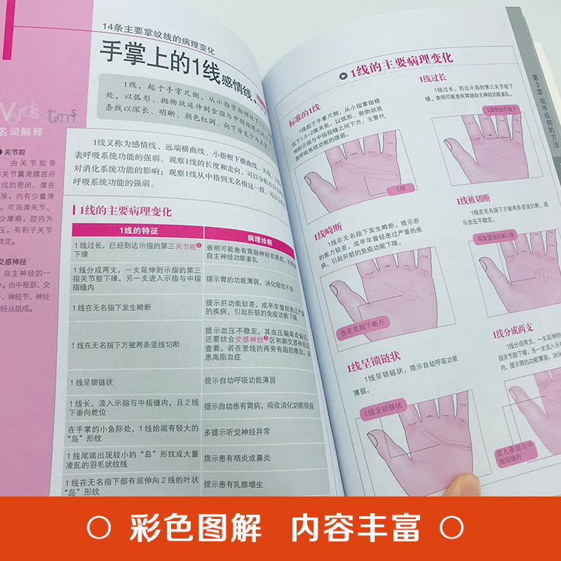 [正版]全2册舌诊图解+面诊手诊一本全 零基础学面诊手诊舌诊书中医舌诊临床彩色图解图谱中医看舌苔书家庭健康疗养中医养生高清大图