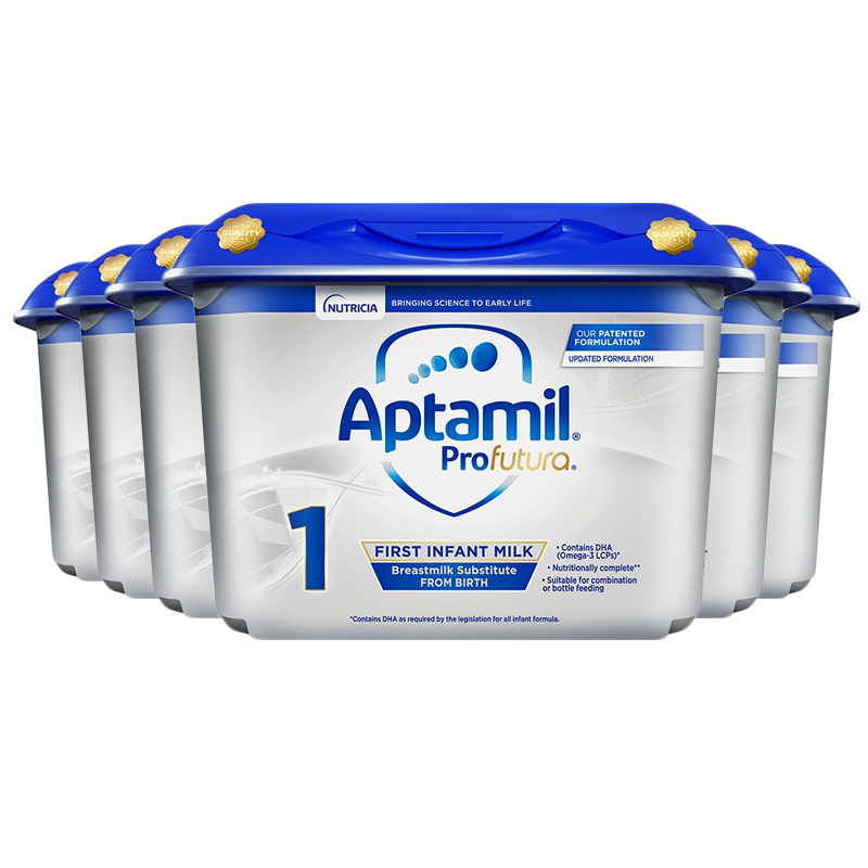 英国aptamilpro爱他美白金版奶粉1段奶粉06月进口奶粉800g6罐装参数