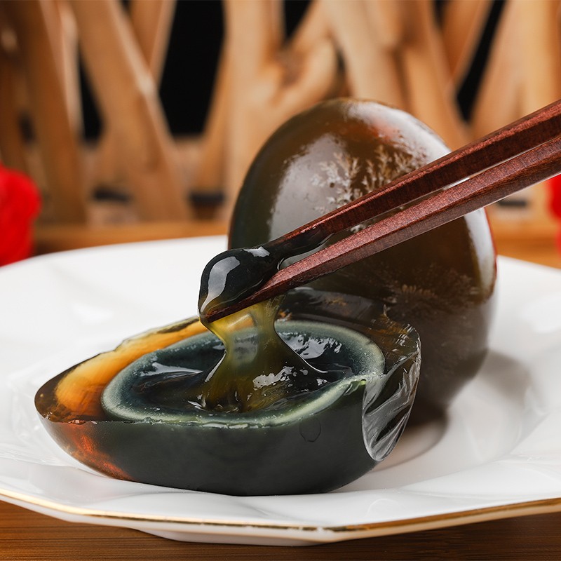 [中华特色]徐州馆 新鲜松花蛋10枚 糖心皮蛋 鸭蛋皮蛋 华东高清大图