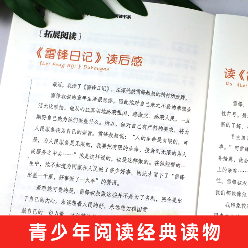 雷锋日记 [正版]雷锋日记 彩图注音版 小学生一二三年级5-6-7-8岁语文课外世界经典儿童文学名著童话故事书高清大图