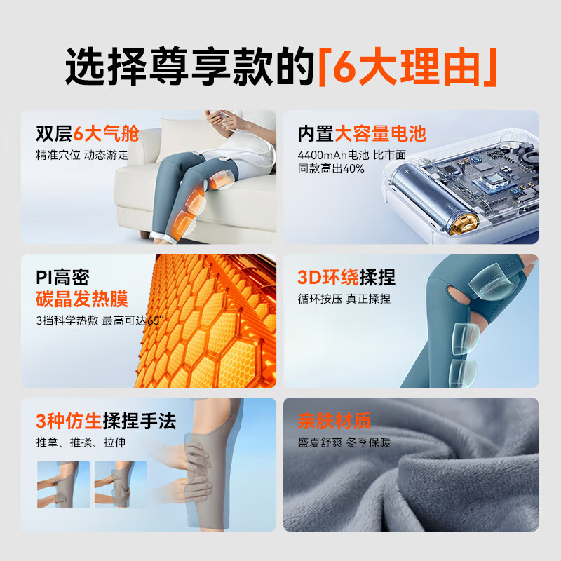 科普菲(keepfit)KPF-Leg07-2腿部按摩器3档高清大图