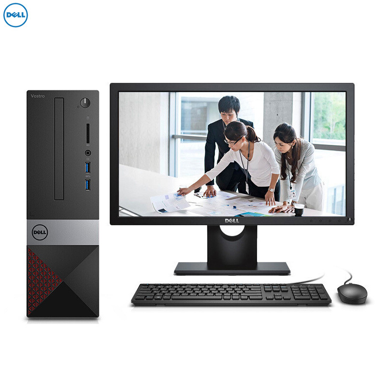 戴尔(DELL)成就3268-R22N8B台式电脑 18.5英寸屏(G4560 4G 1T WiFi 蓝牙 3年上门)