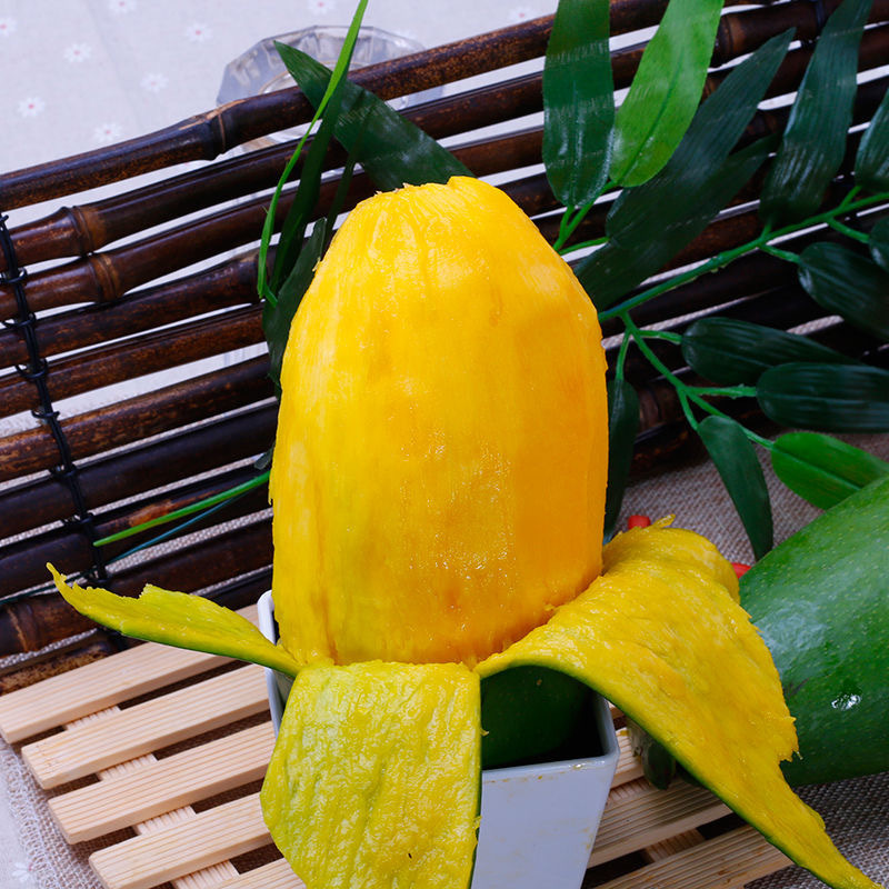 [五个农民] 大青芒 新鲜芒果9-9.5斤装 精选单果500g+