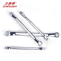 力易得(ENDURA)E2440全抛光铬钒钢双头梅花扳手 13*16mm 1把(2把起订货期3-5天)