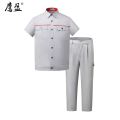 鹰盈 夏季灰白工作服 各码 套
