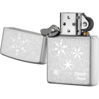 zippo芝宝打火机美国原装ZIPPO之宝防风煤油打火机雪花ZBT-1-5